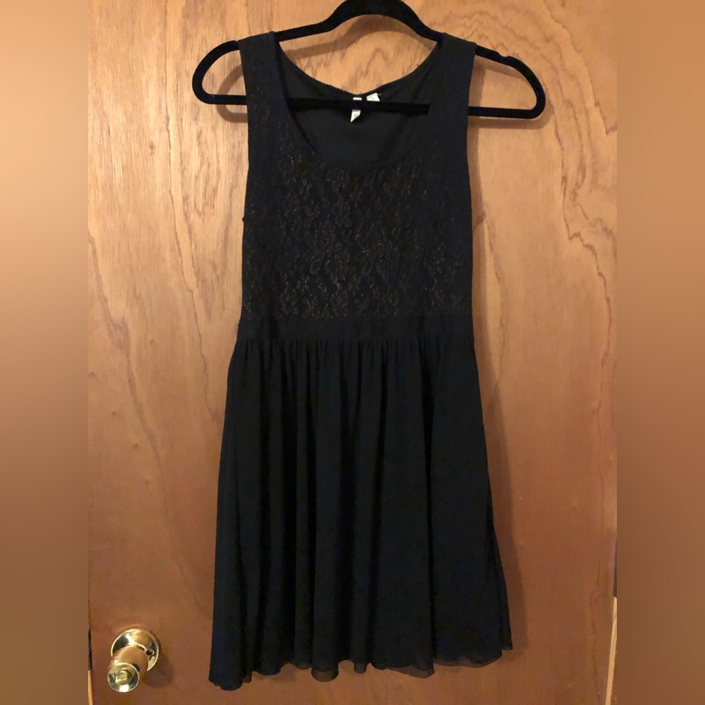 french Black Semi-Formal Dress